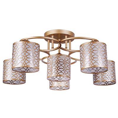 雪倫5+1燈半吸頂燈