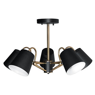 柏克金5燈半吸頂燈